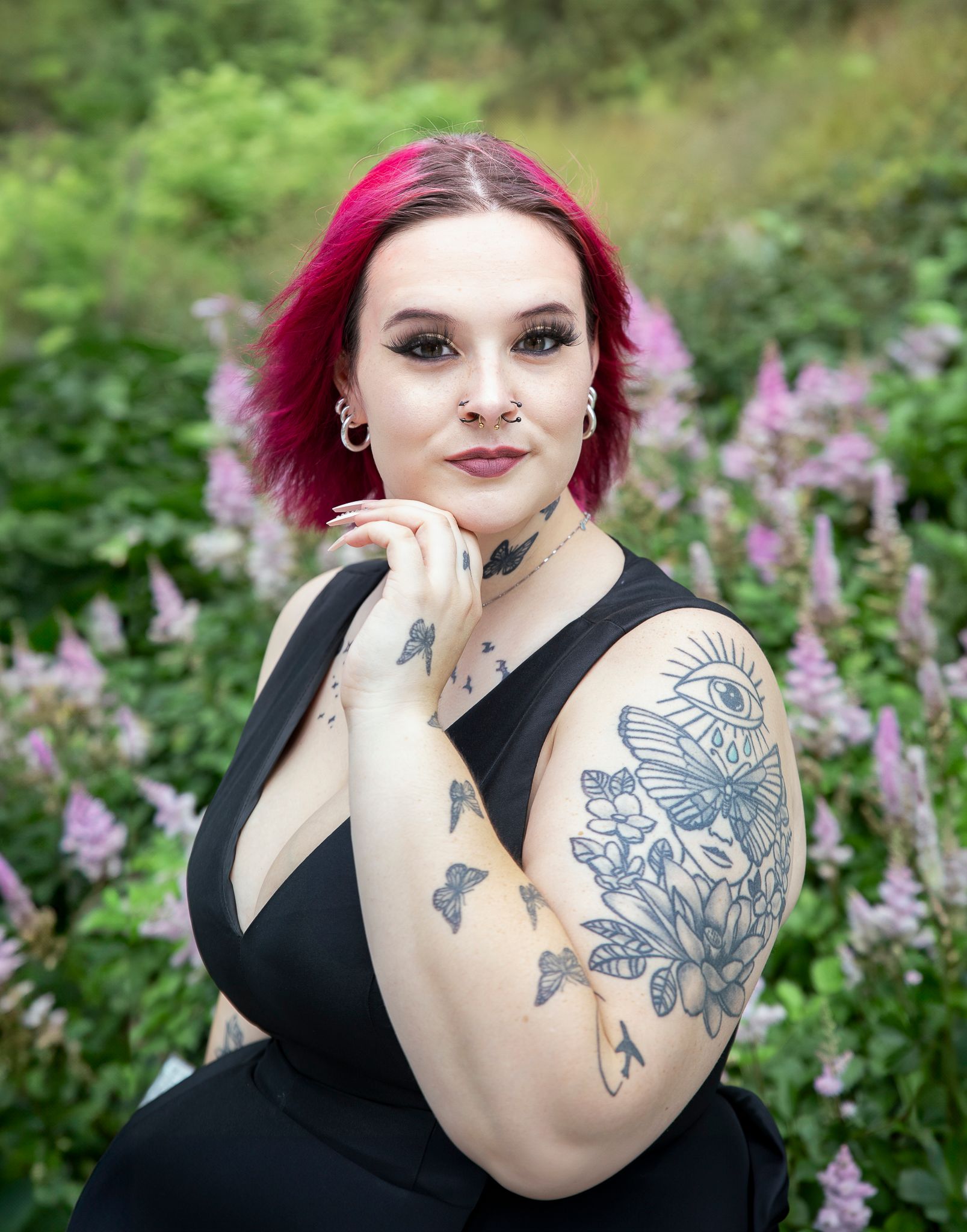 a woman's portrait in chicago, il