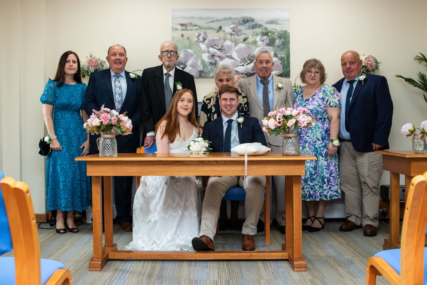 A simple wedding at Neath Registry office