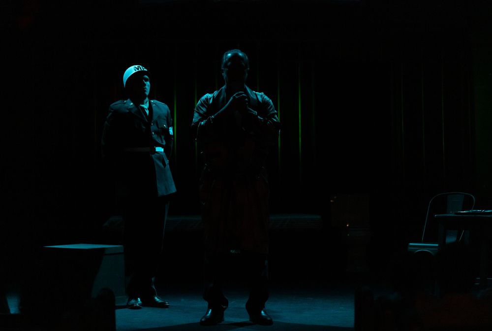 Tech Rehearsal of The Theater Project's production of The Interpreter