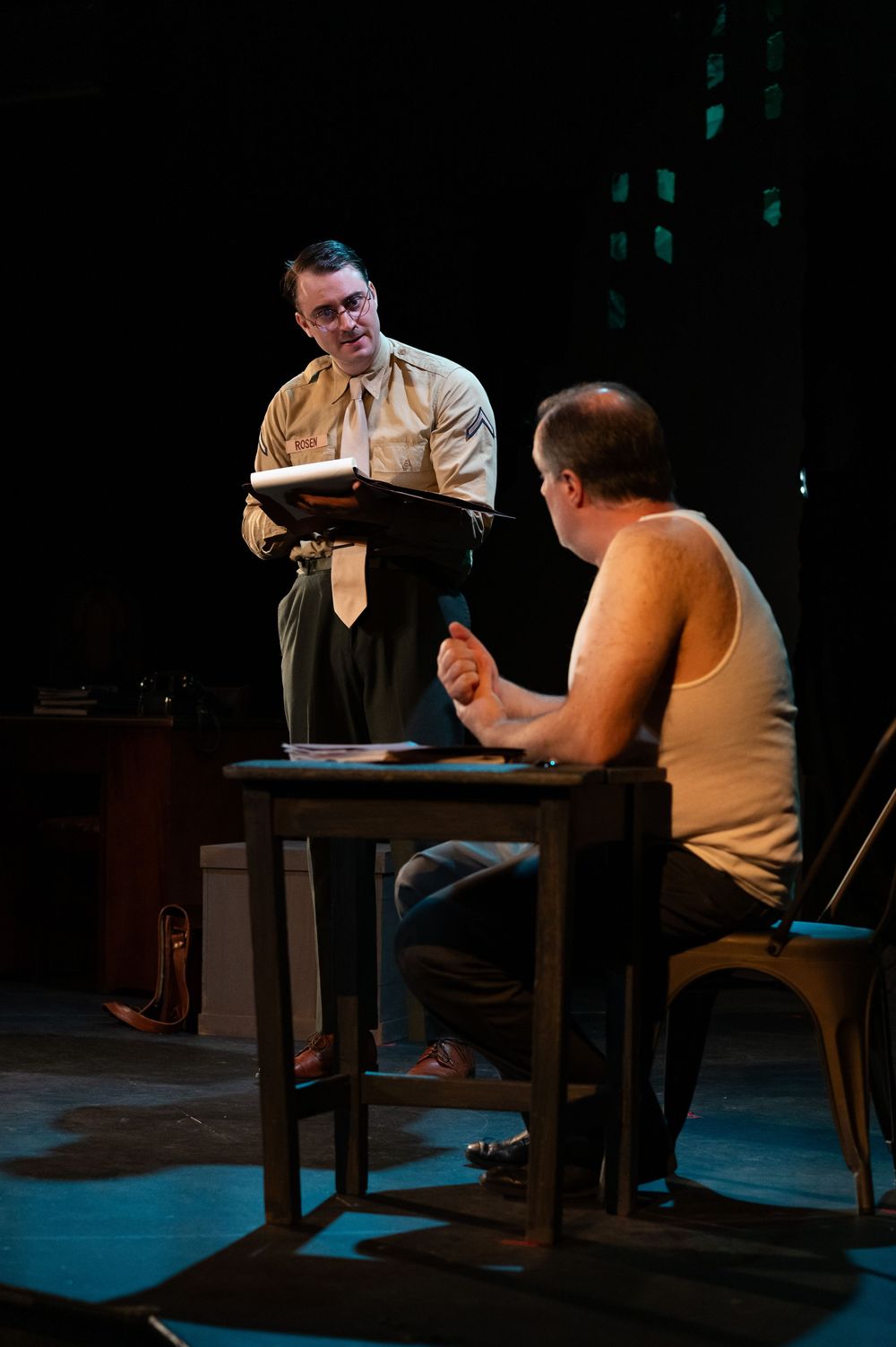 Tech Rehearsal of The Theater Project's production of The Interpreter