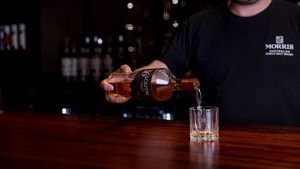 Morris Whisky Bottles captured during Brand Building Photo Shoot. Commercial Images captured by Jason Robins Photography