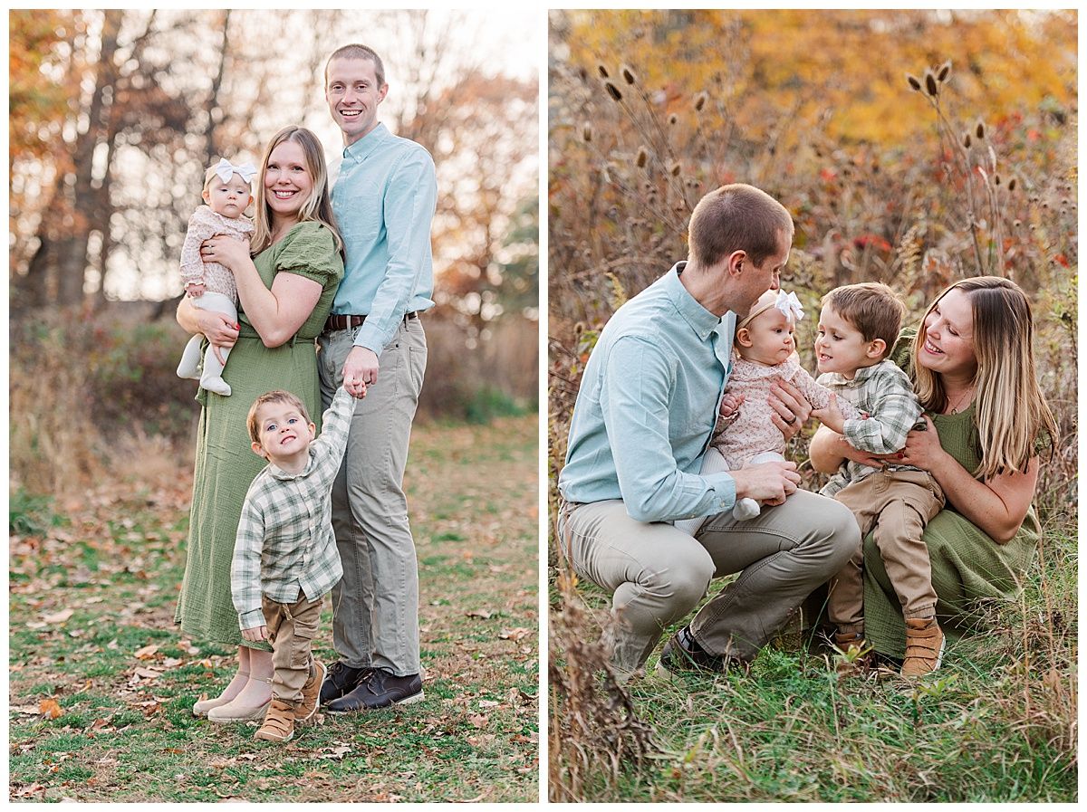 Fun candid family photos at Starkey Park Zionsville by Indianapolis photographer Jayme Riggleman