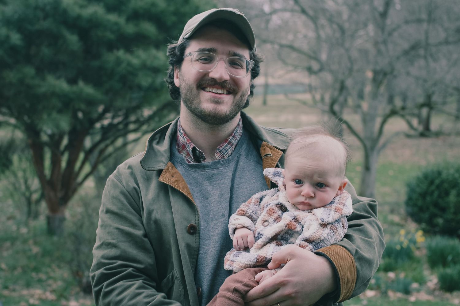 father and baby