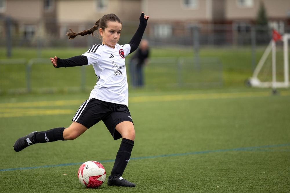Grimsby Girls Soccer during game