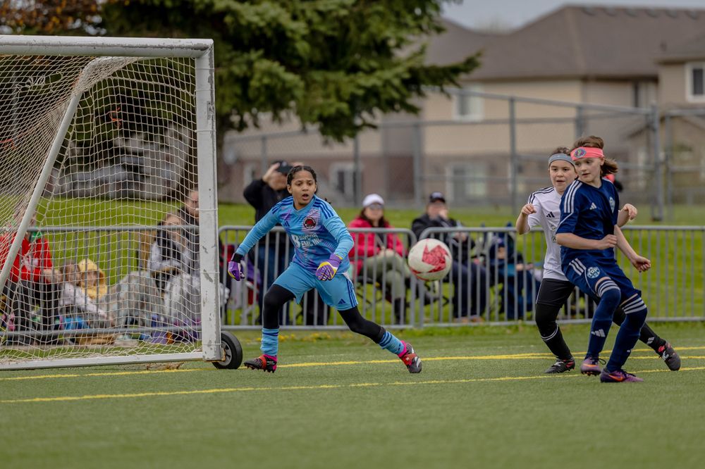Grimsby Girls Soccer during game