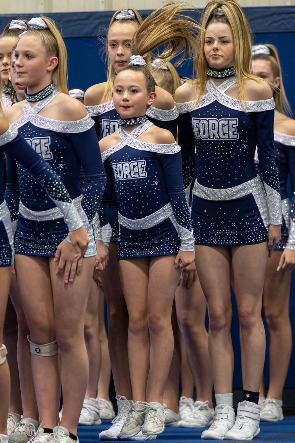 Girls Cheer routine in Burlington Ontario
