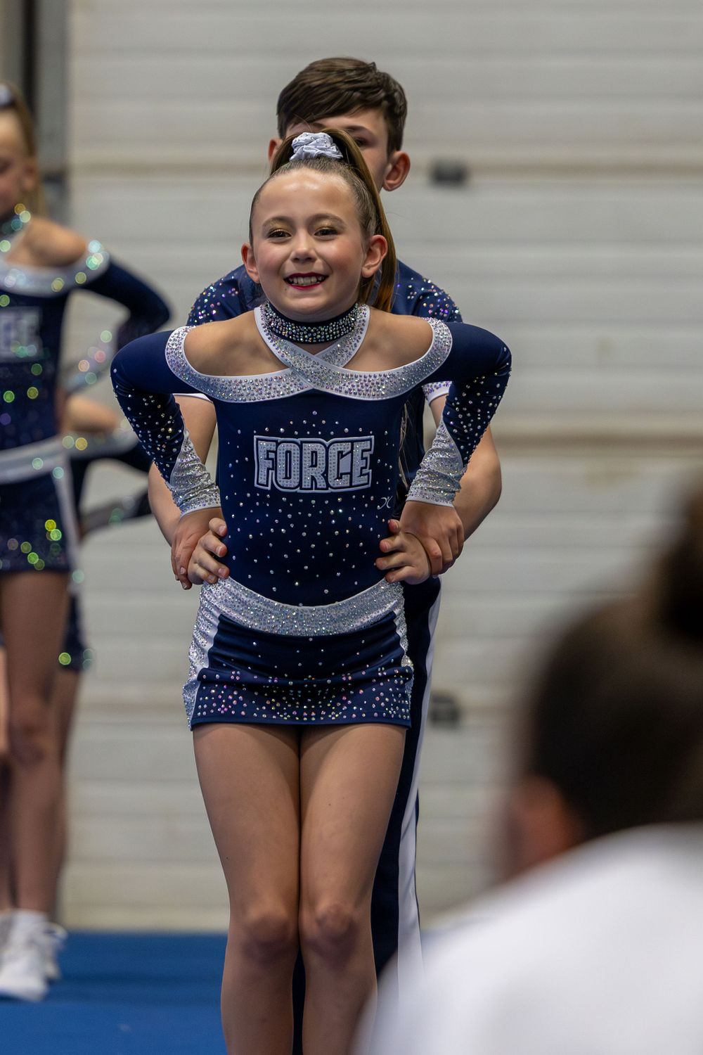 Girls Cheer routine in Burlington Ontario