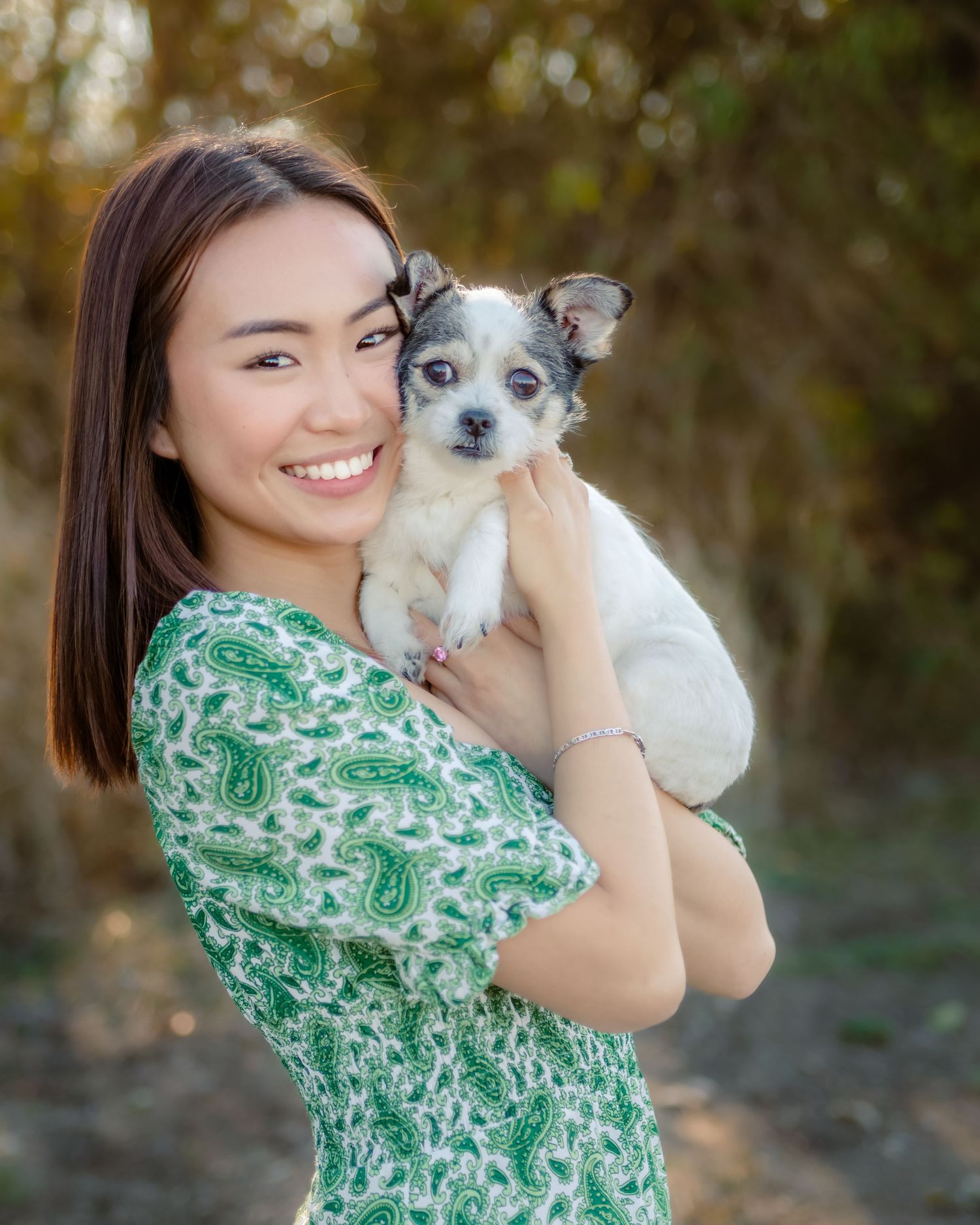 Senior and pet photographer in Fort Worth TX