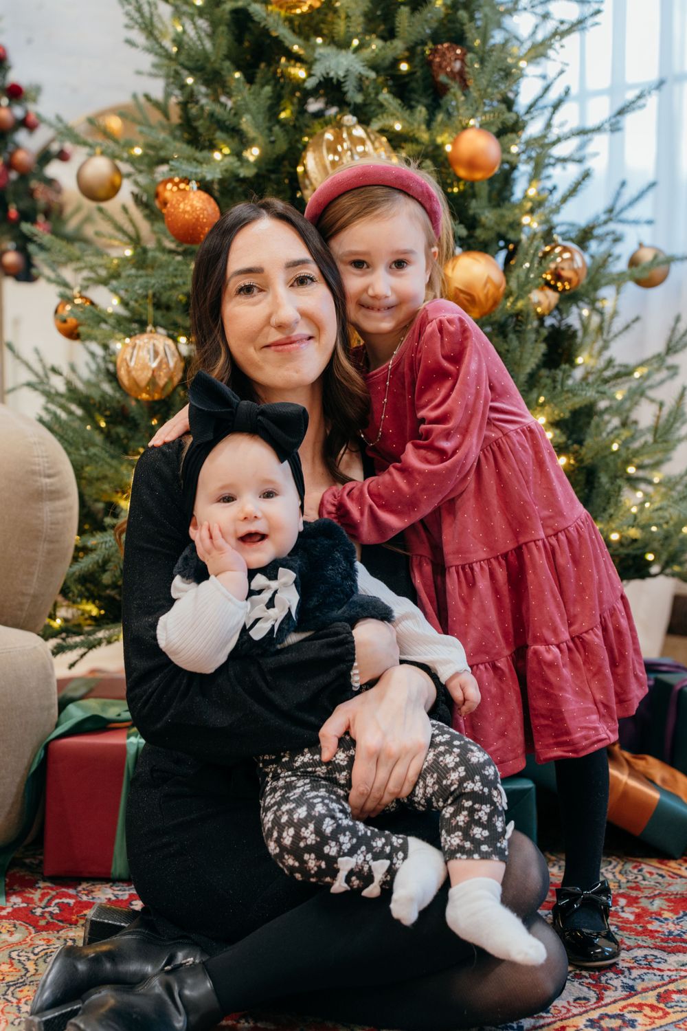 A cozy Christmas family session