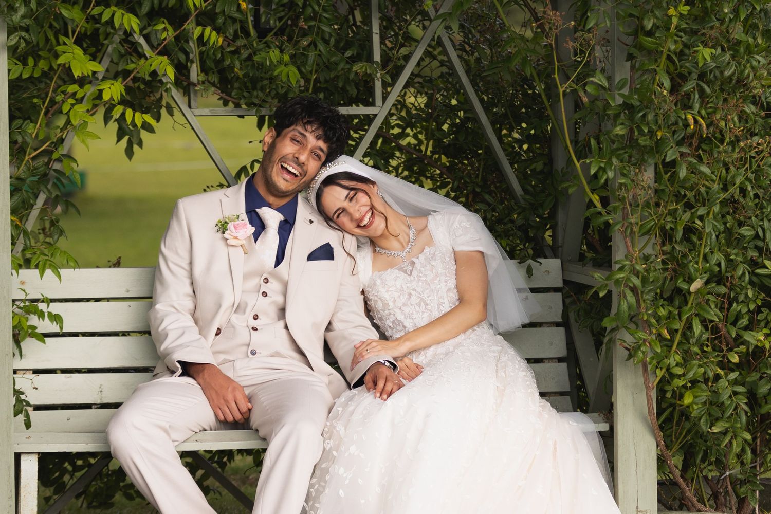 Asian wedding couple, the Beaverwood