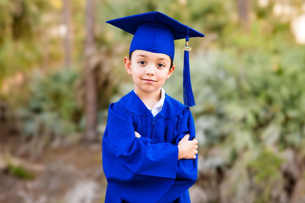 Graduation Kindergarten Vero Beach Florida Sebastian Hutchinson Orchid Island