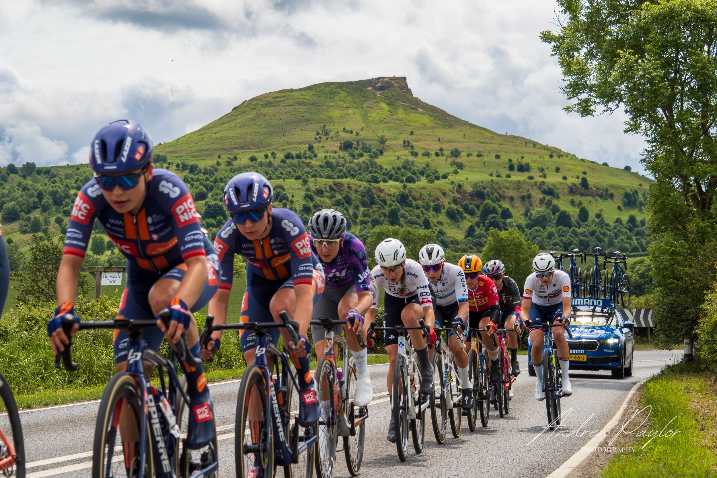 Ladies Tour of Britain, Roseberry Topping, North Yorkshire