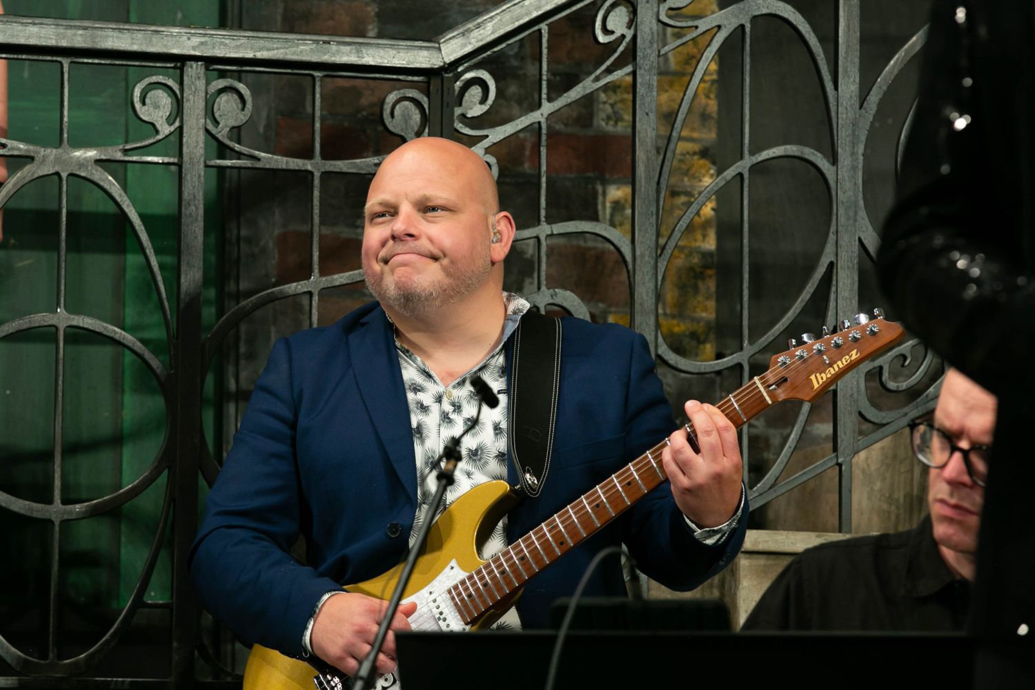 Musikalkväll på Vallarnas Friluftsteater i Falkenberg med Peter Johansson och Emmi Christensson. Fotograf Rebecca Nordin.