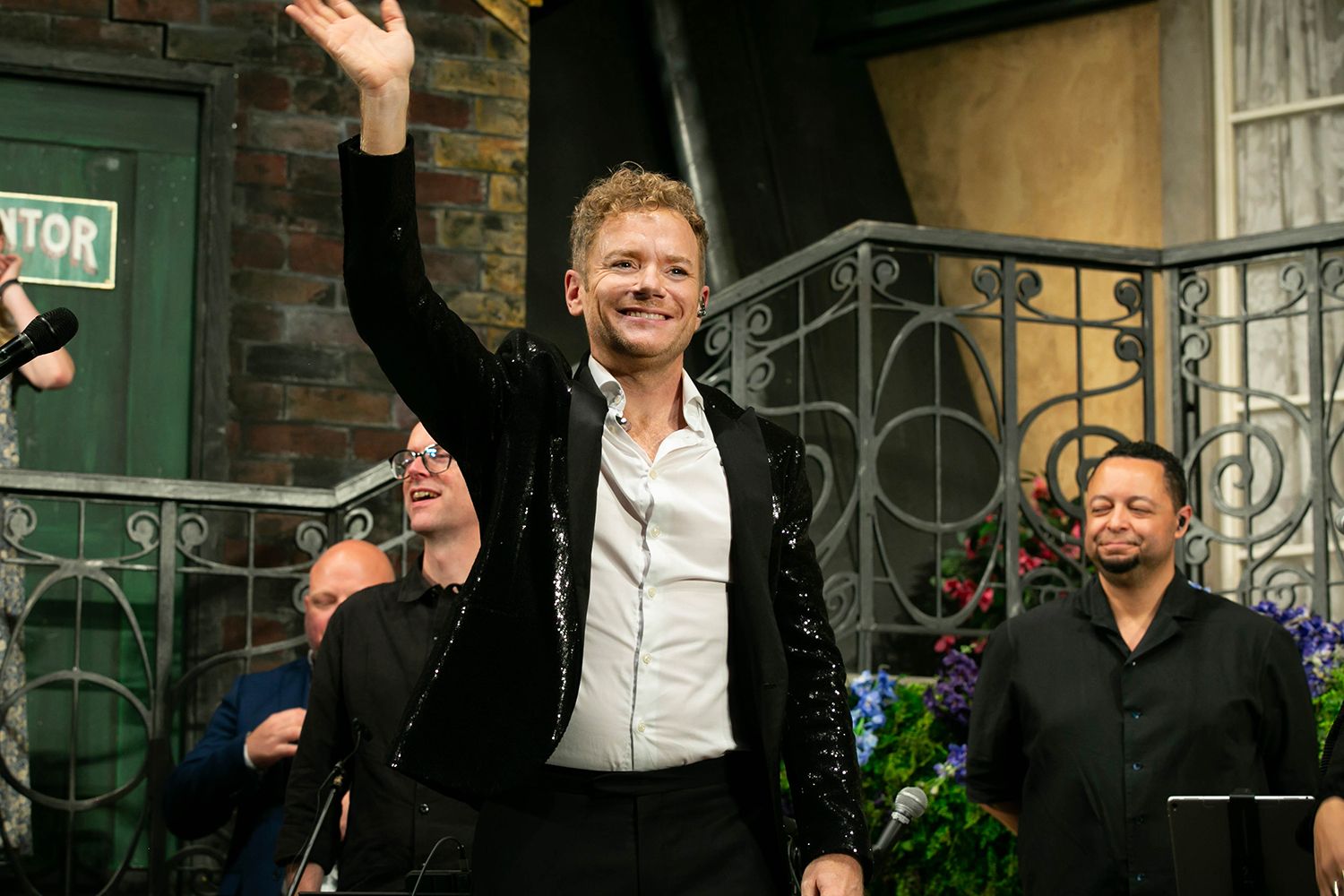Musikalkväll på Vallarnas Friluftsteater i Falkenberg med Peter Johansson och Emmi Christensson. Fotograf Rebecca Nordin.
