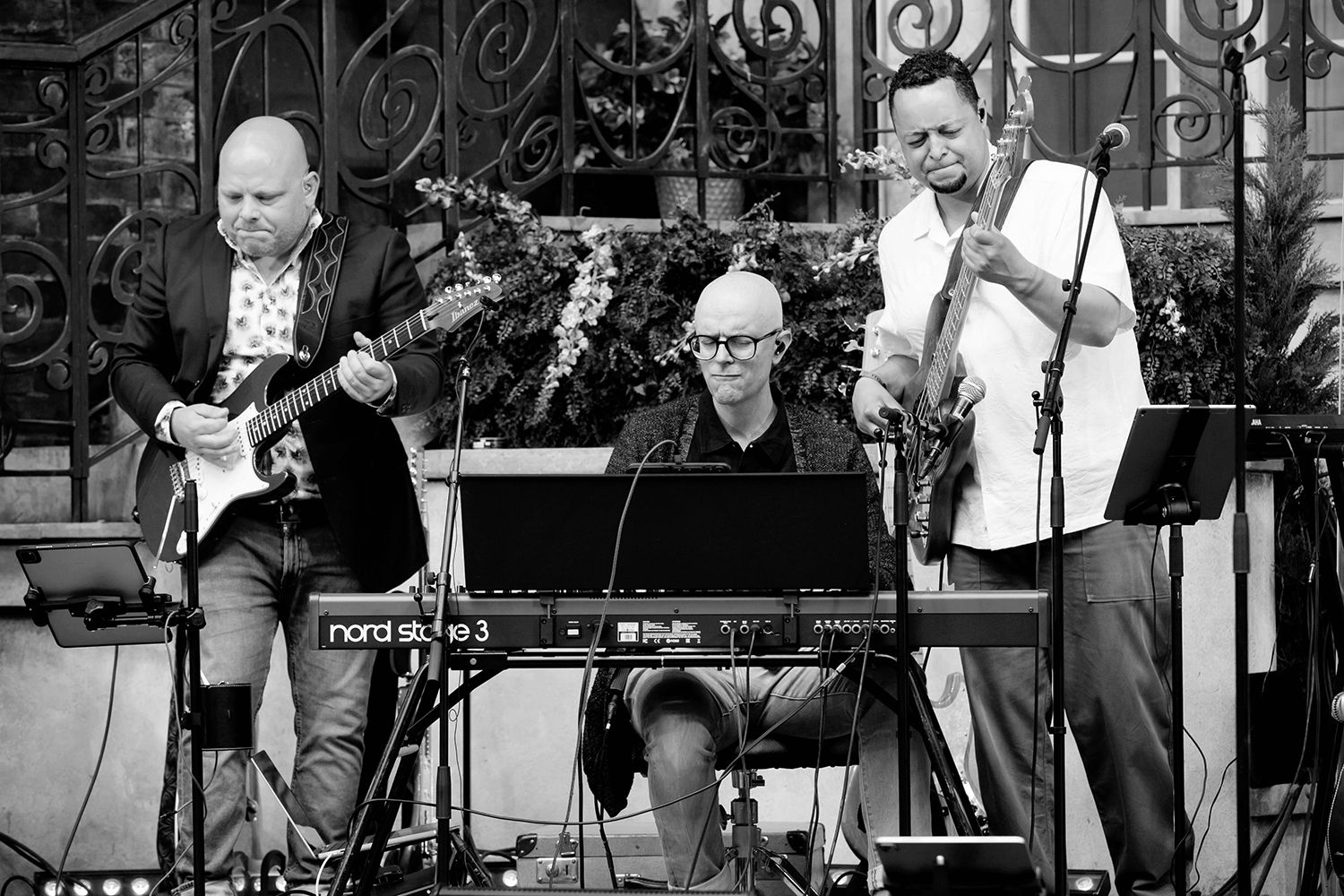 Musikalkväll på Vallarnas Friluftsteater i Falkenberg med Peter Johansson och Emmi Christensson. Fotograf Rebecca Nordin.