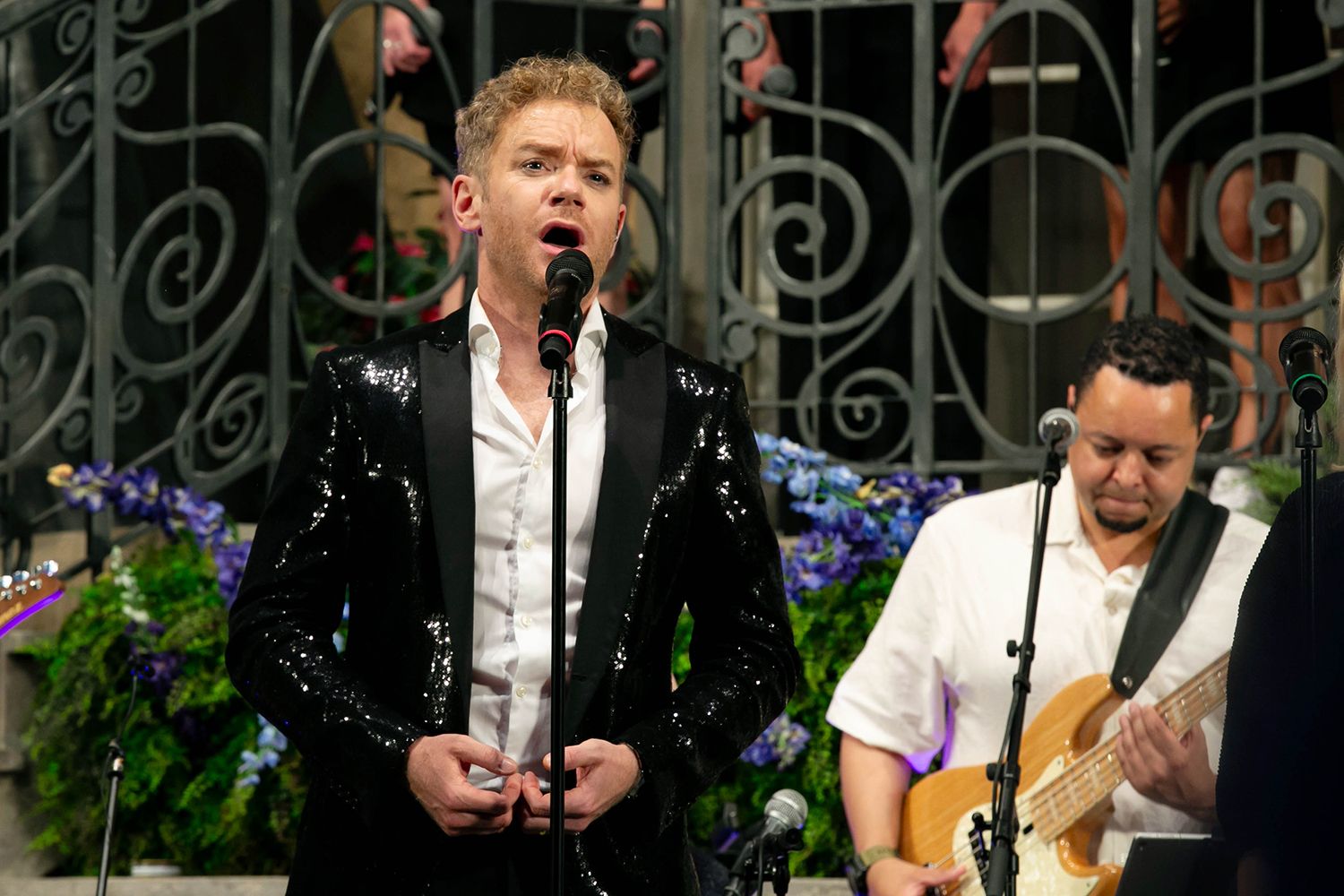 Musikalkväll på Vallarnas Friluftsteater i Falkenberg med Peter Johansson och Emmi Christensson. Fotograf Rebecca Nordin.