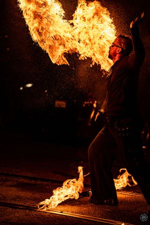 Photos of Fire Performers