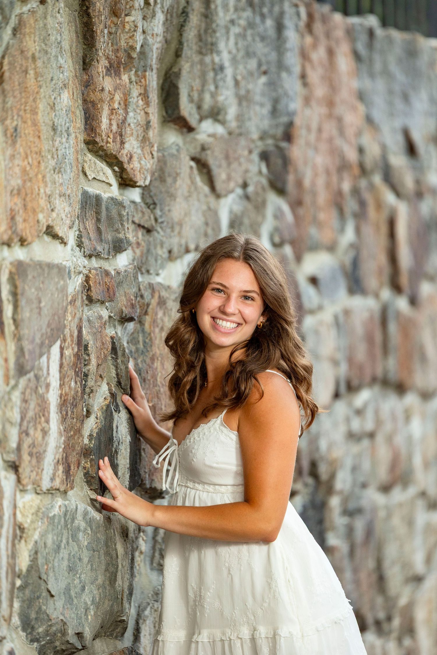High school senior portrait in Camden Maine