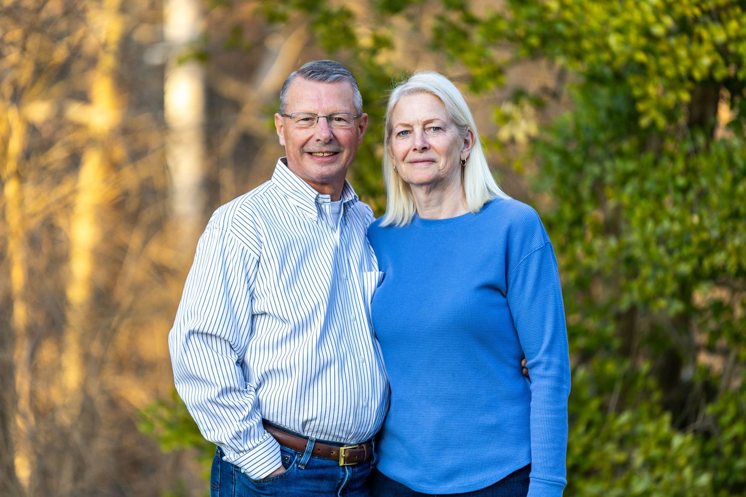 Portrait of elderly couple