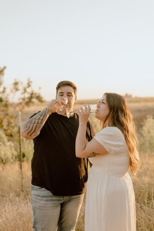 celebrating wedding engagements