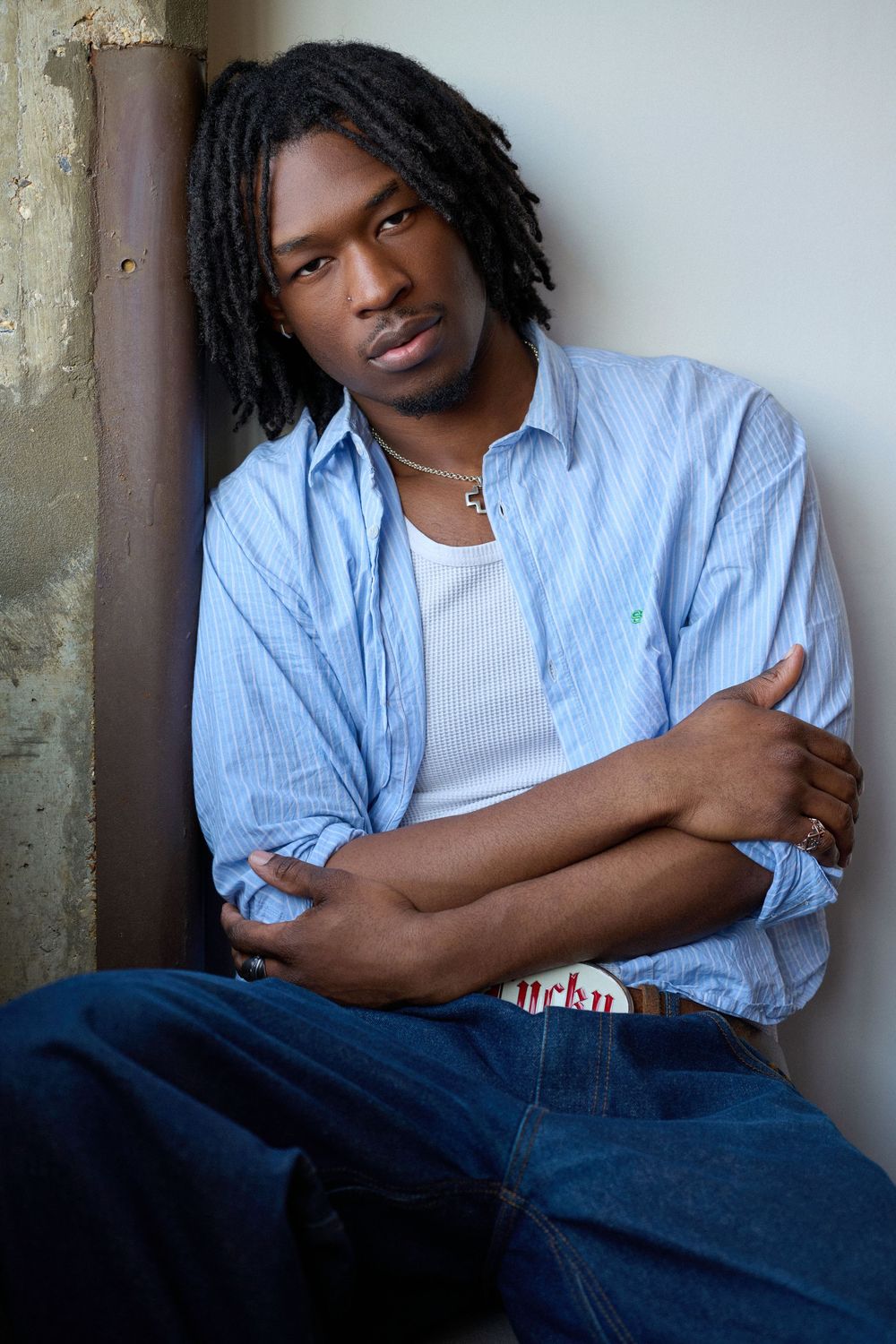 Natural, authentic actors headshot of actor Alex Djau