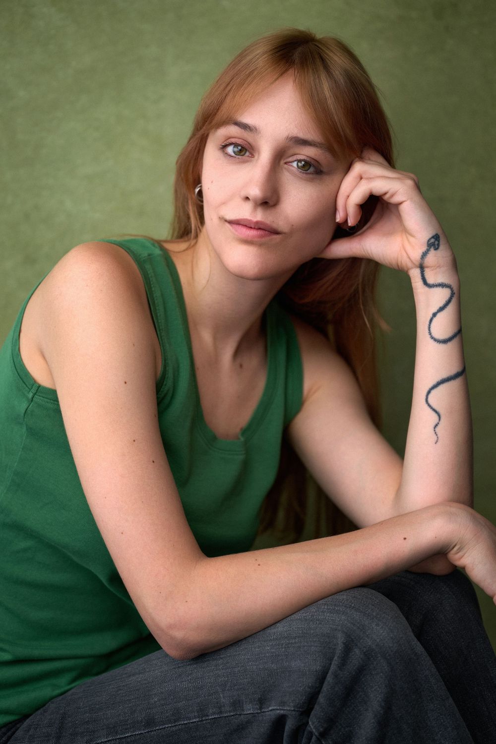 Headshot of actor Giulia Busnello shot in the London studio