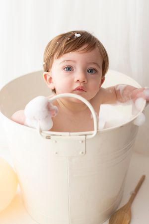Tasteful classic cake smash photoshoot by little wonderland photography widnes cheshire