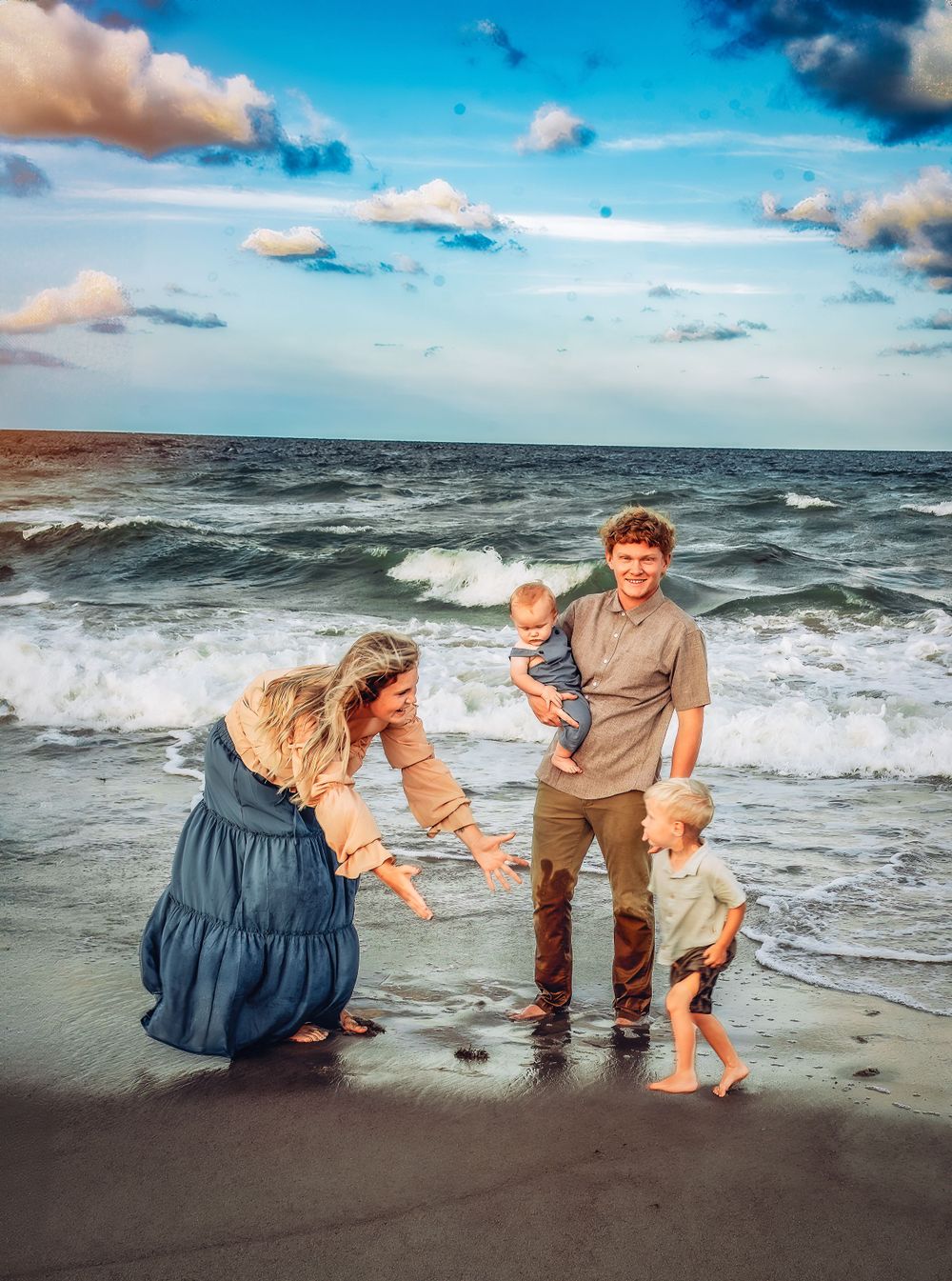 Oshi Medlin Photography LLC | Nashville Gallatin Hendersonville TN | outdoor family beach session
