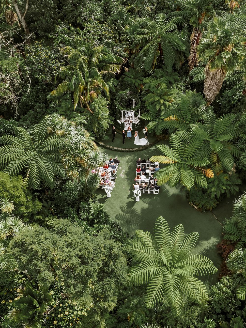 Ceremony at Tui Hill Swanson wedding Venue