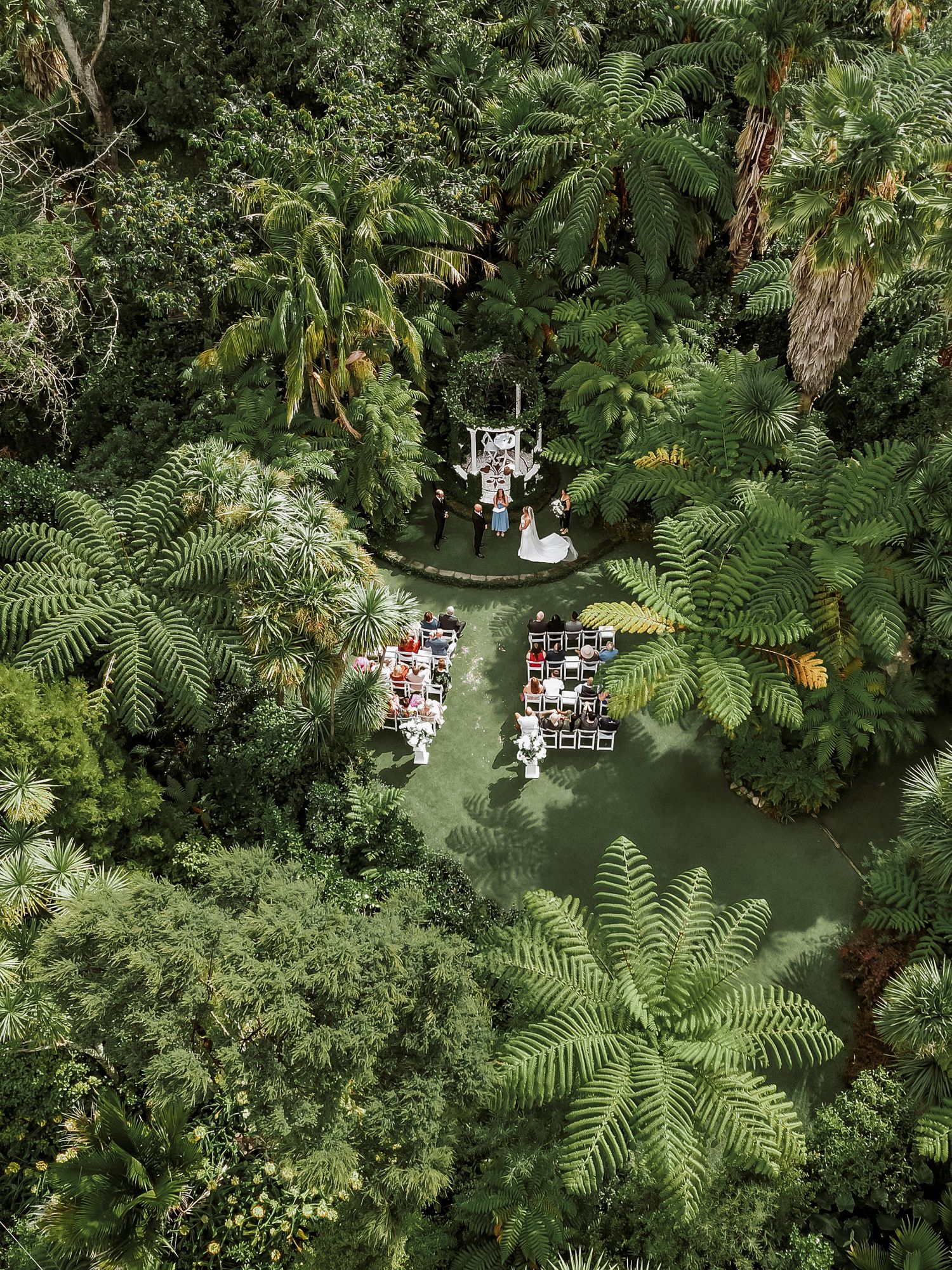Ceremony at Tui Hill Swanson wedding Venue