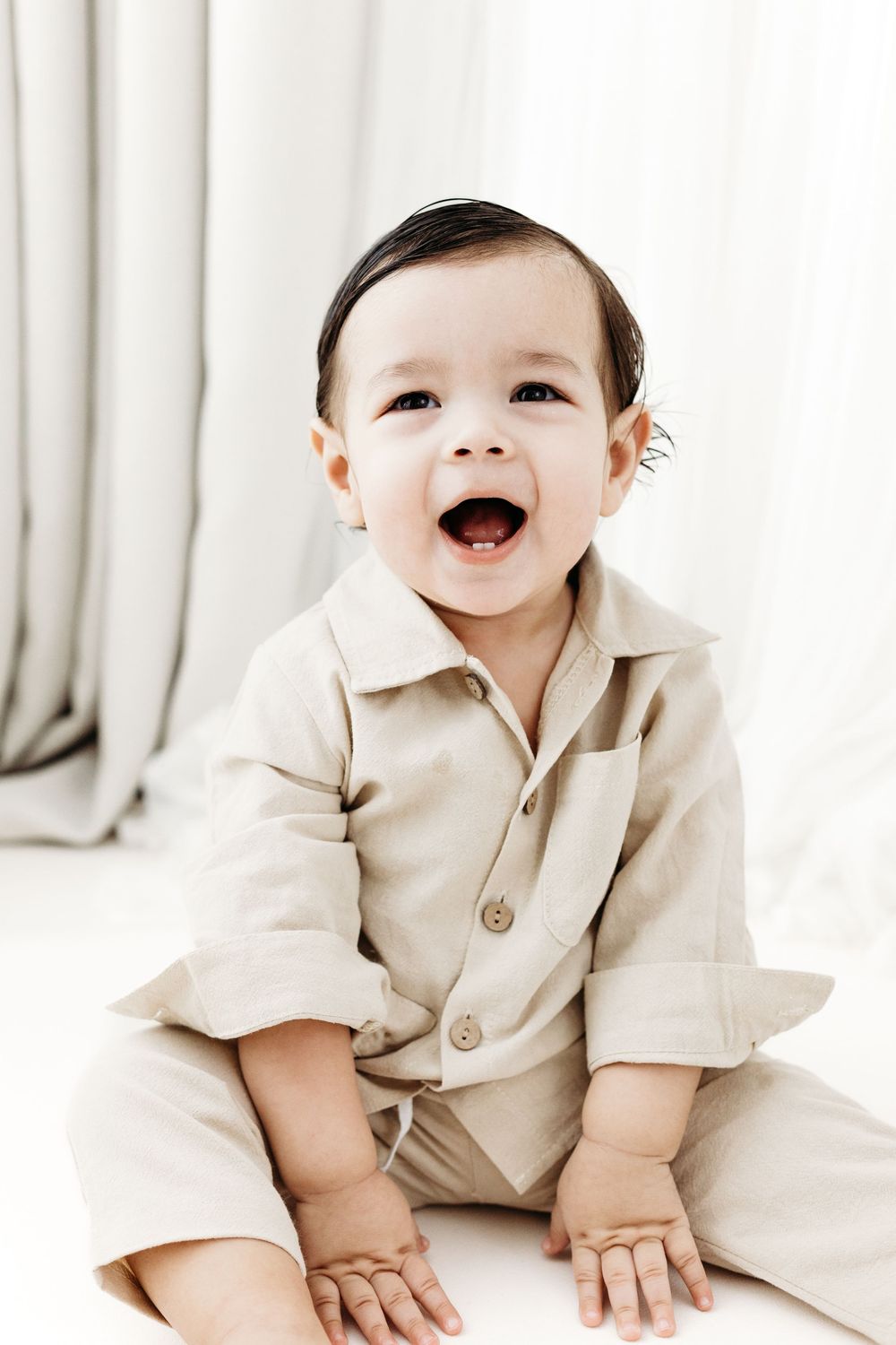 Baby milestone session at Jess Rigley Portraits.