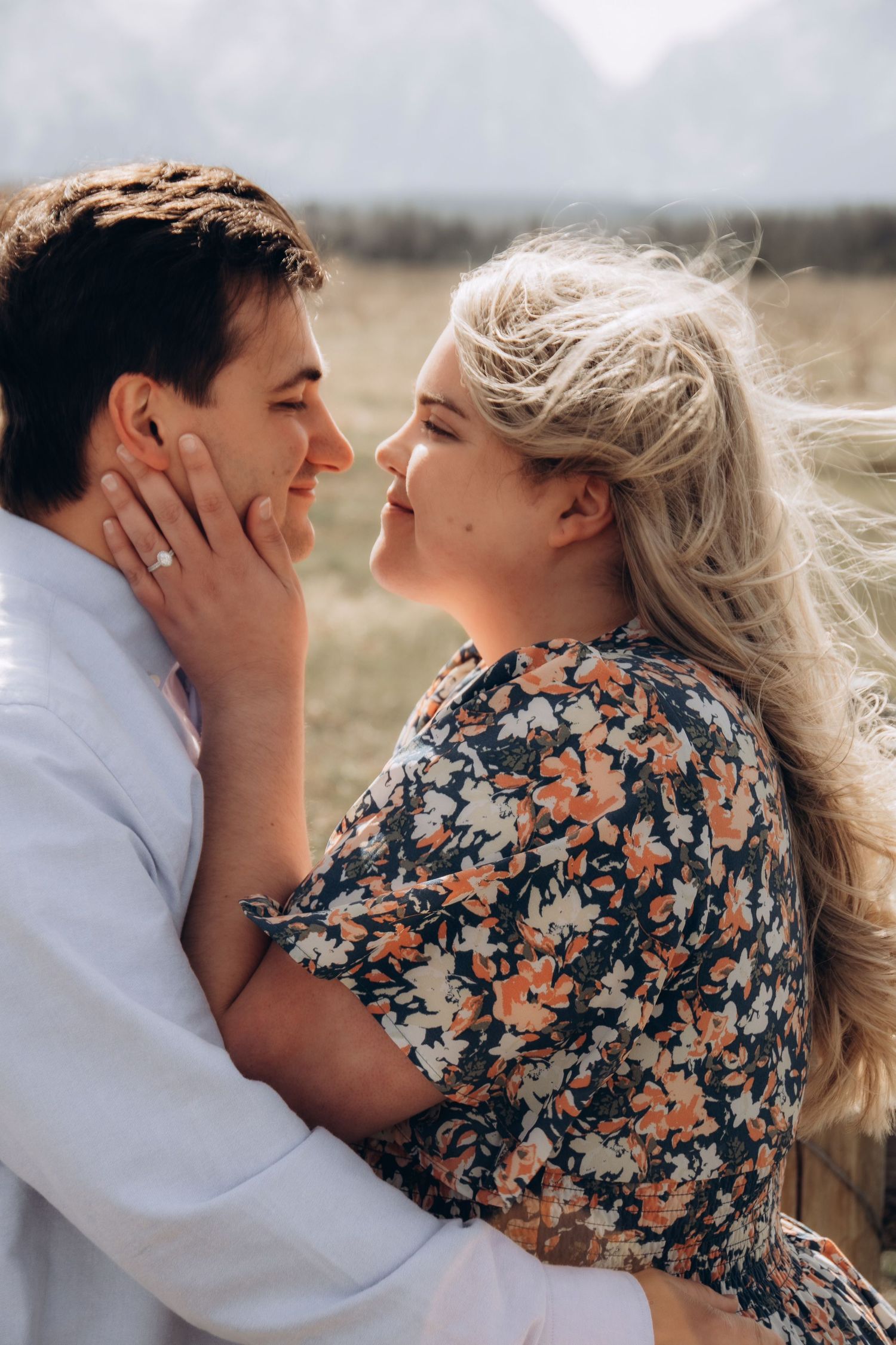 affordable couples photographer Jackson hole Grand Teton surprise proposal engagement