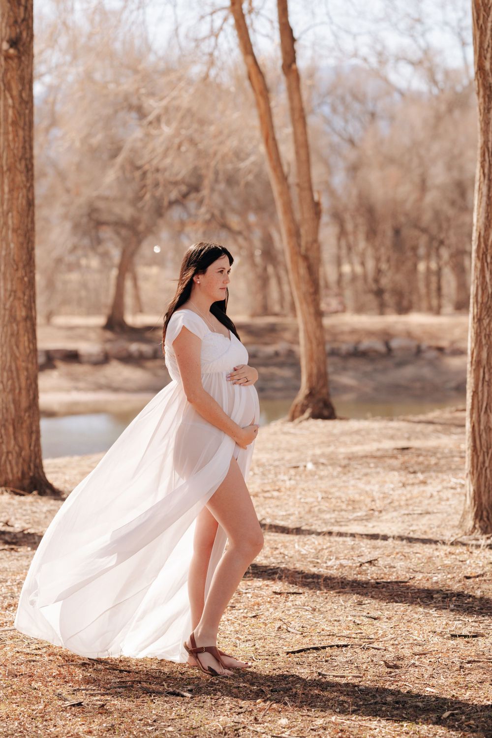 maternity photos in Hohenfels, Bavaria. client closet