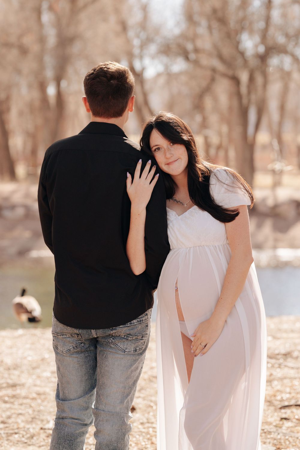 maternity photos in Hohenfels, Bavaria. client closet