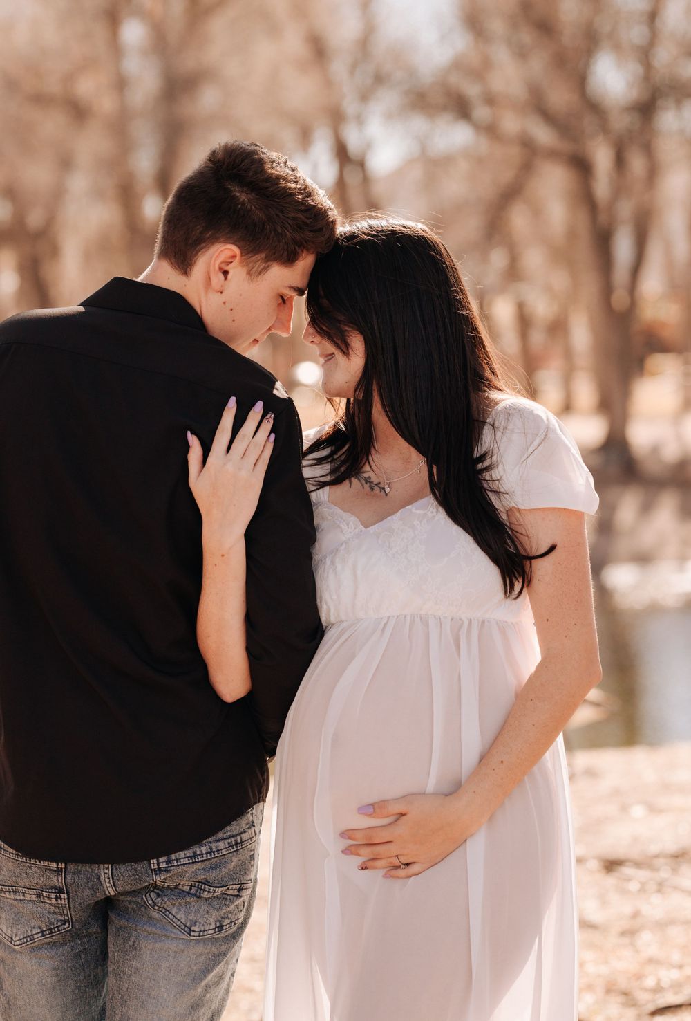 maternity photos in Hohenfels, Bavaria. client closet