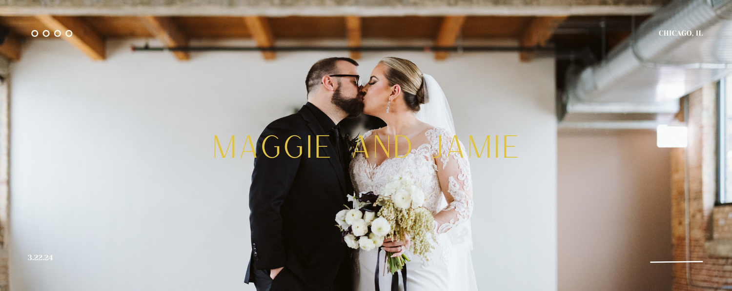 Emotional wedding video with Chicago skyline as a backdrop