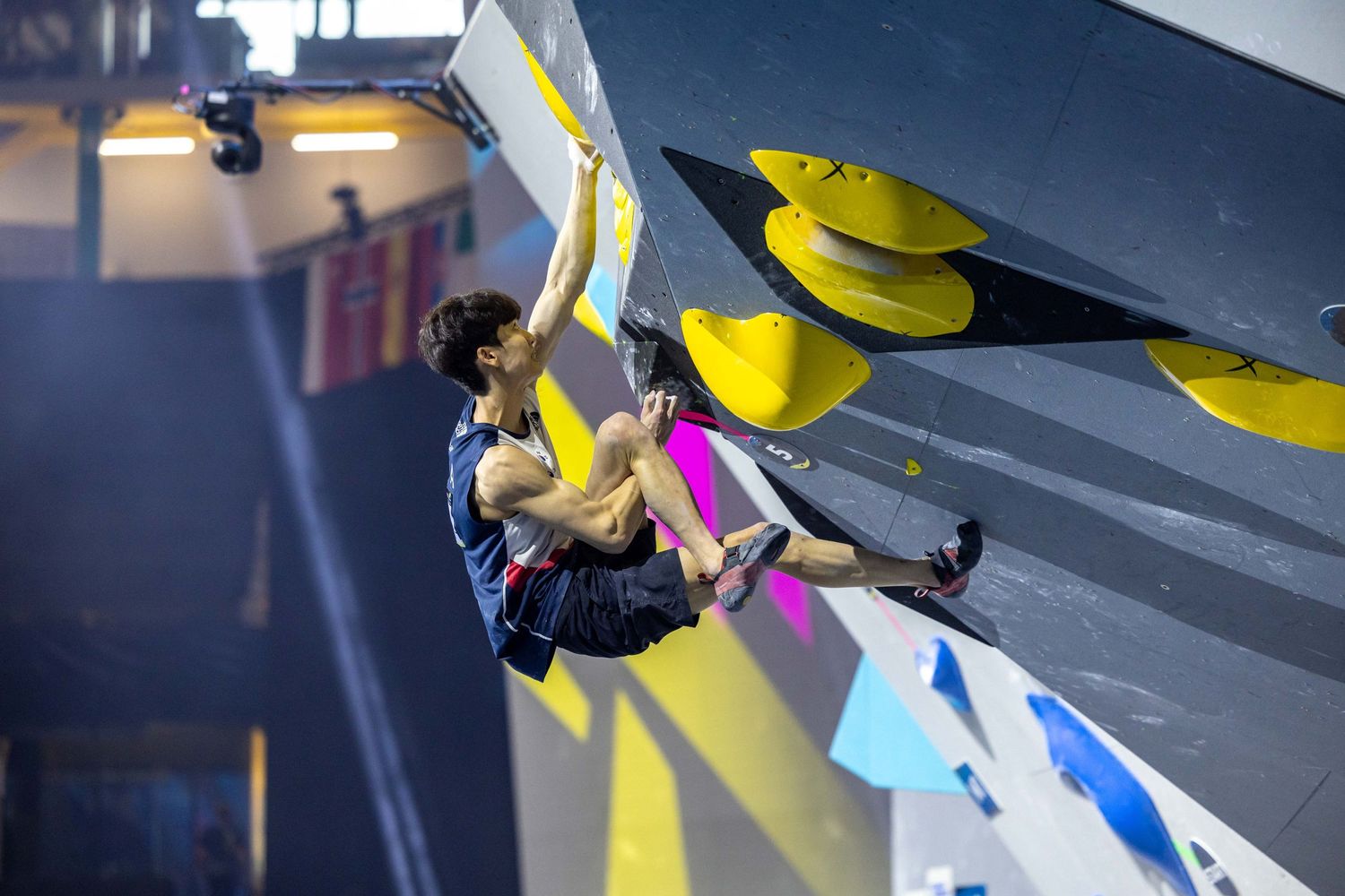 Sport climbing competition - photo by Jan Virt, Official World Climbing photographer