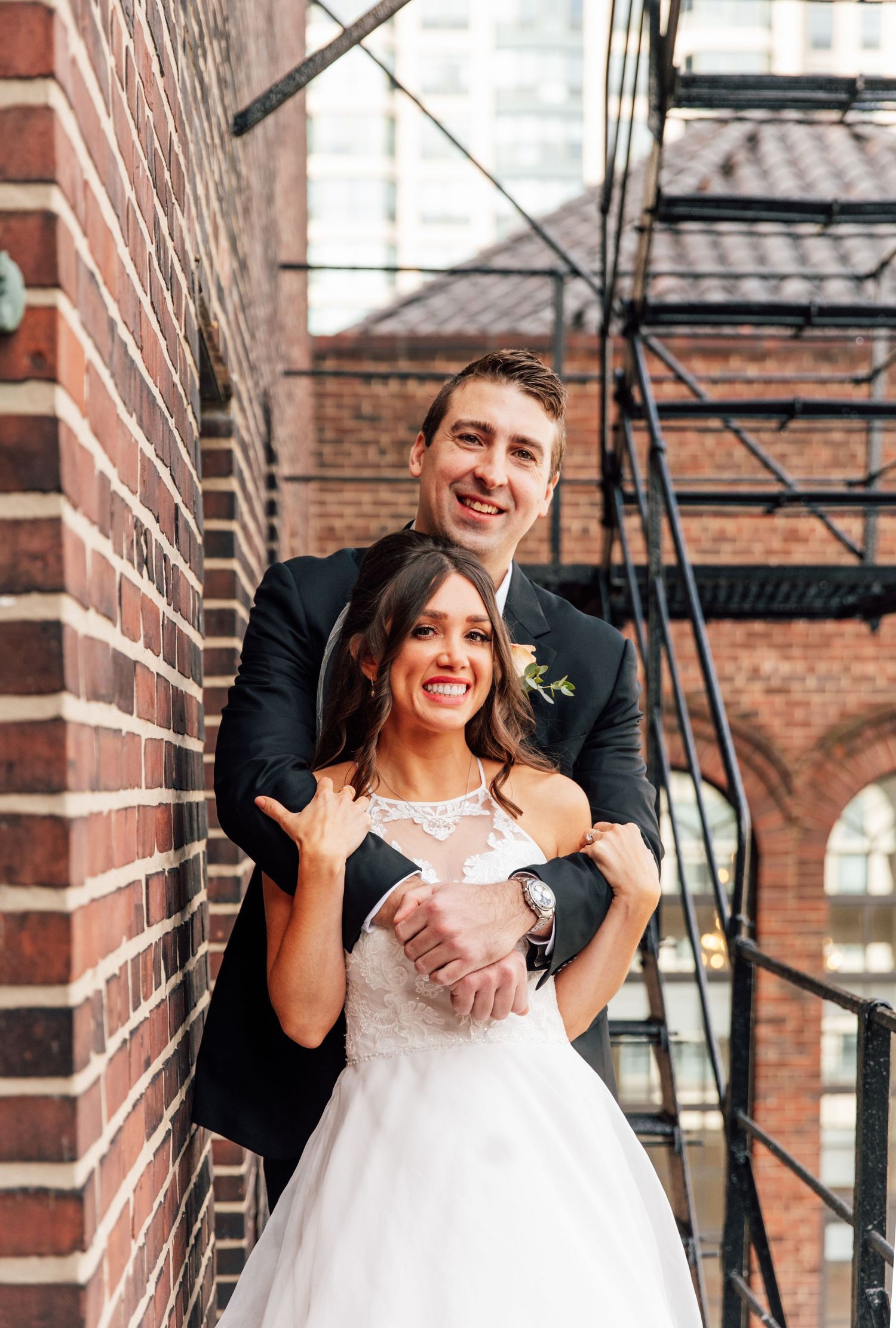 Tip Top Tap fire escape wedding