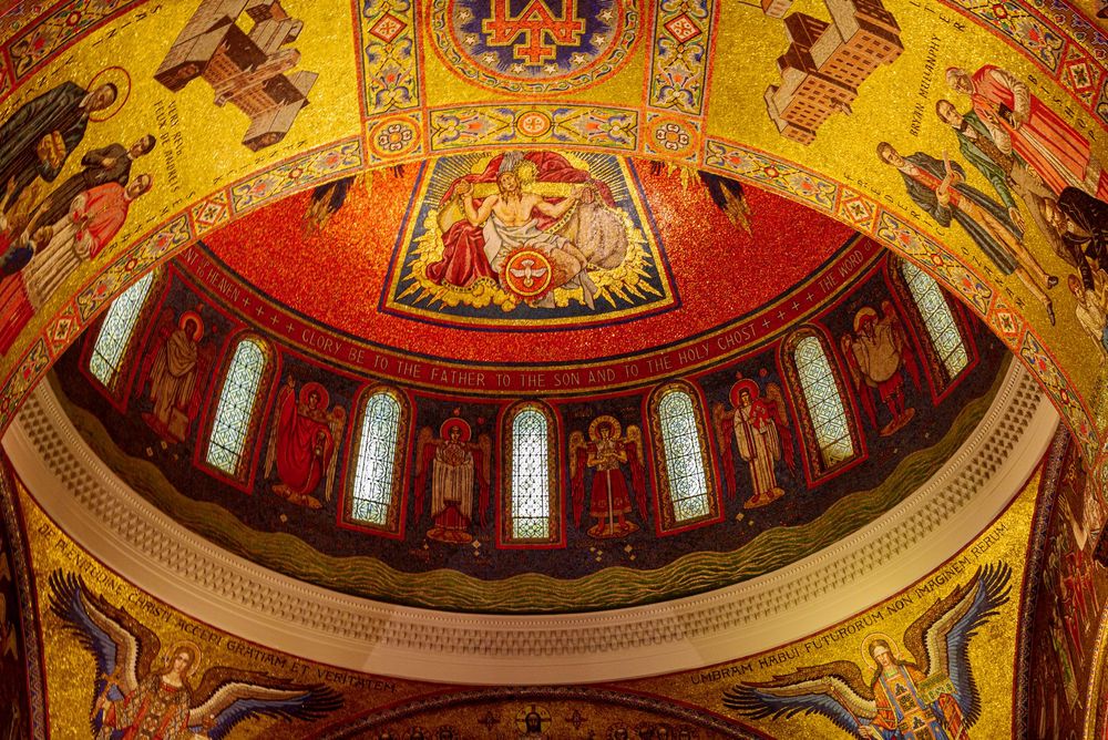 colourful southwest mission ceiling