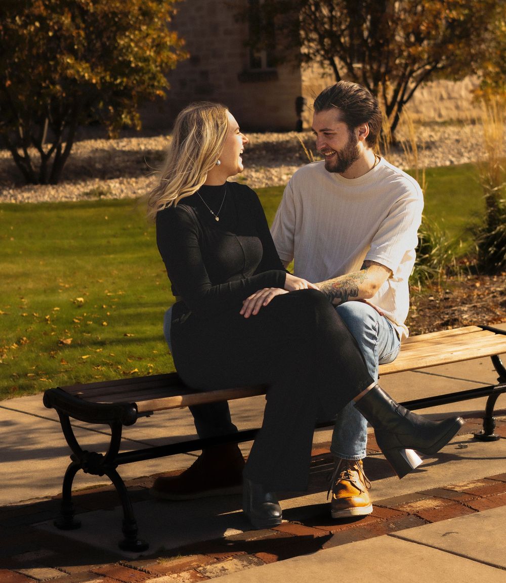 Couples photo taken in door county wi