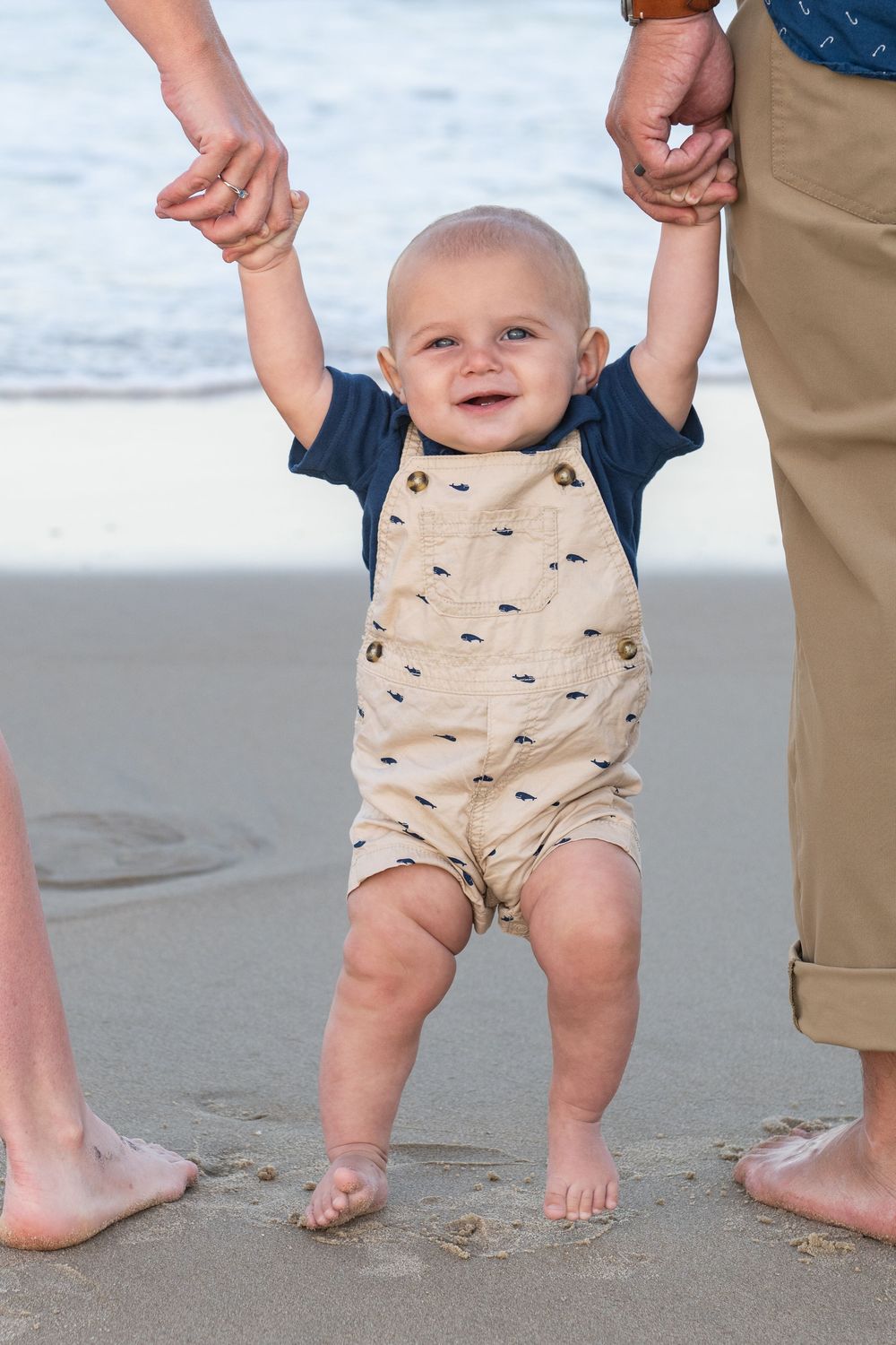baby portraits on the beach - ocean city, maryland