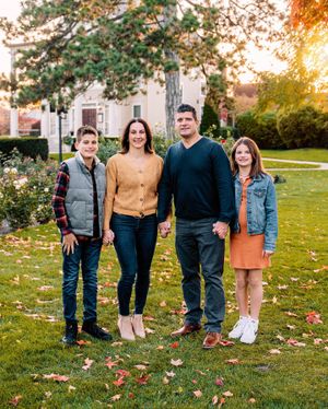 Golden hour family session makes beautiful memories.