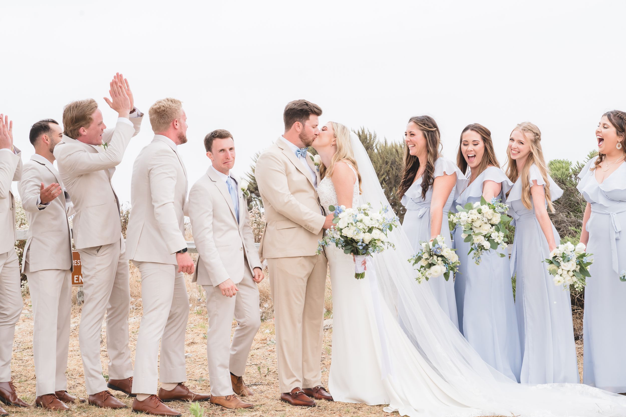 Monterey Beach Station Wedding | Monterey, CA