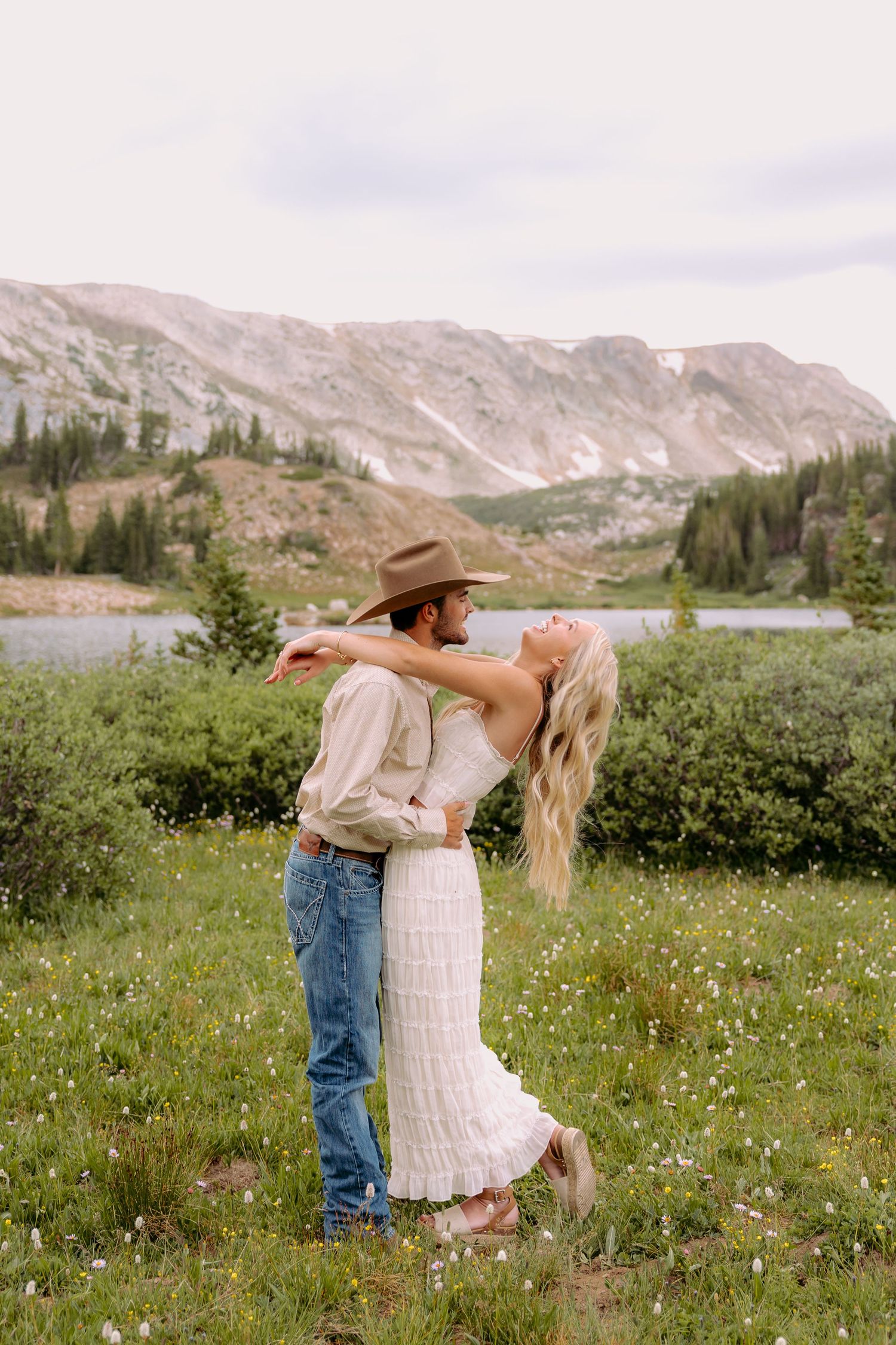 Engagement session in Wyoming and Colorado