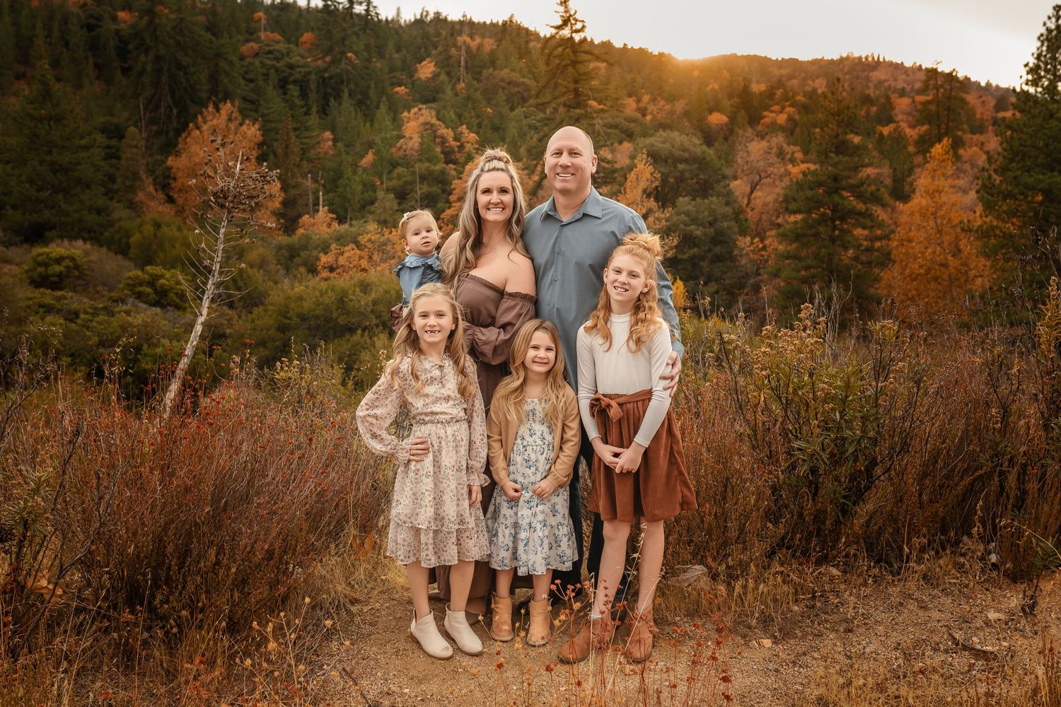 forest family photos Oak Hills CA southern California photographer