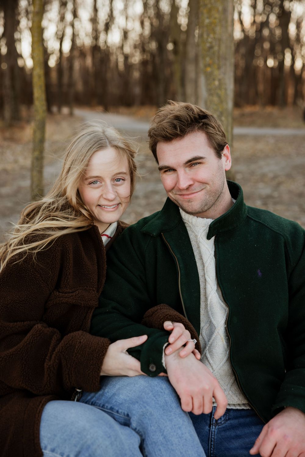 engagement couple