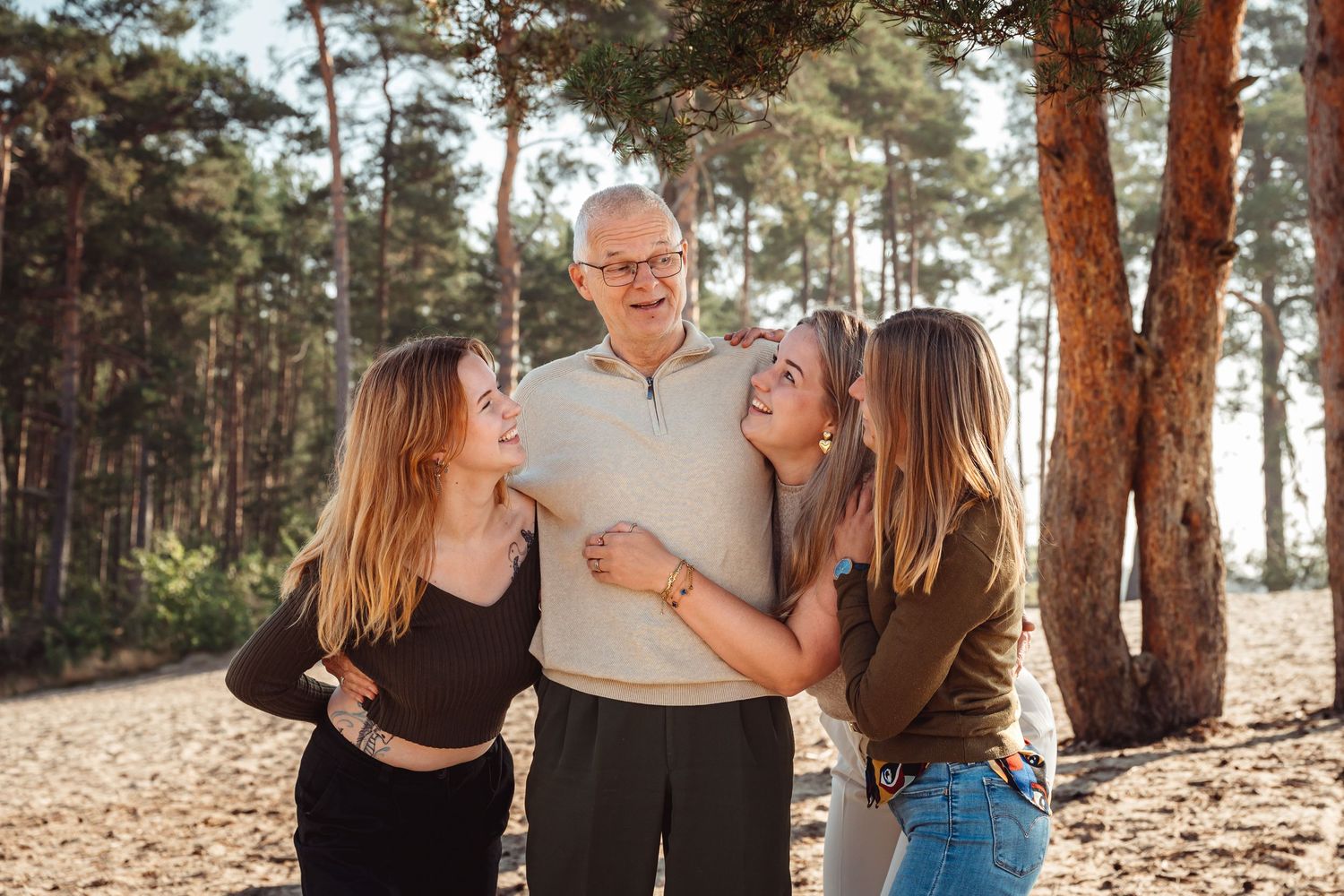 gezinsshoot, gezin, familie, fotoshoot, salland, fotograaf, vader