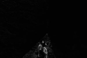 Kazakh couple destination engagement session in Guimarães, Portugal