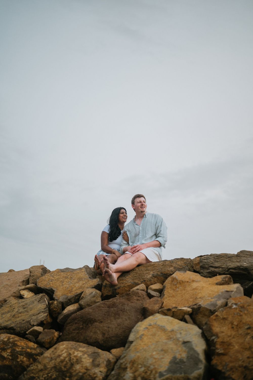 Professional proposal photography at Petitenget Beach Bali.