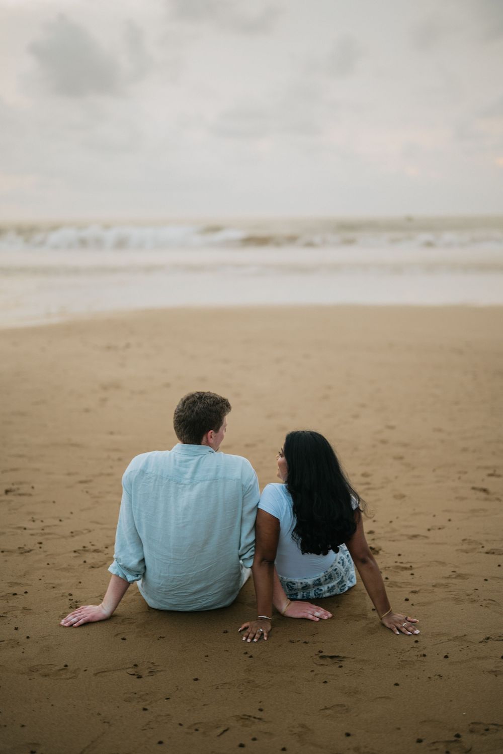 Professional proposal photography at Petitenget Beach Bali.